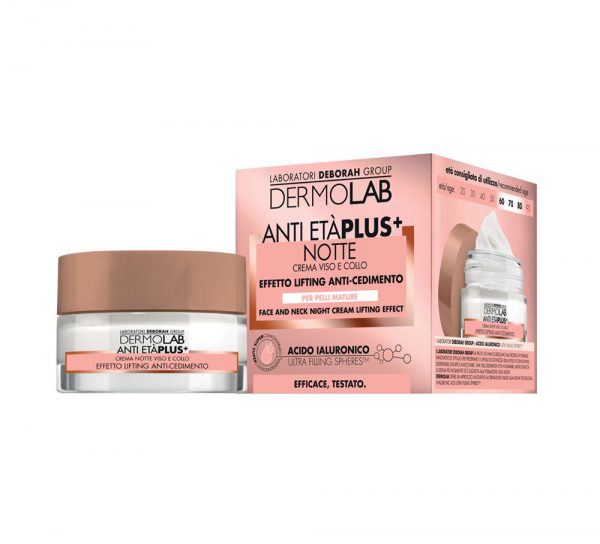 FACE AND NECK NIGHT CREAM, LIFTING AND ANTI-SAGGING EFFECT