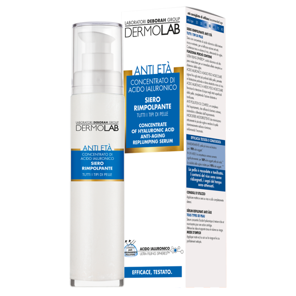 ANTI-AGING REPLUMPING SERUM CONCENTRATE OF HYALURONIC ACID