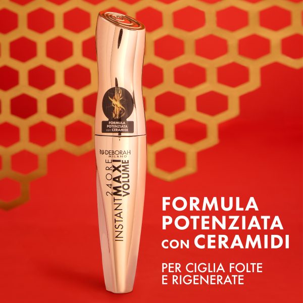 MASCARA 24ORE INSTANT MAXI VOLUME CON CERAMIDI - immagine 3
